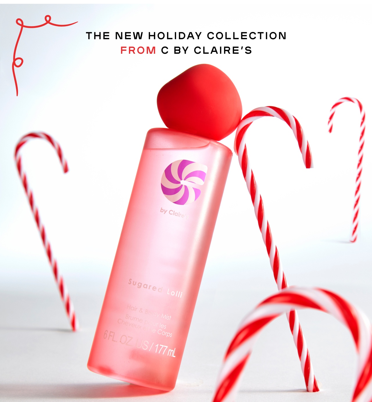 The New Holiday Collection From C By Claire's - Scent of the season - Our Body mist, whip, and scrub now come in two perfectly sweet holiday- edition scents you'll want to grab before they're gone. Made in the USA. 100% Vegan. Totally gift-worhty. 
