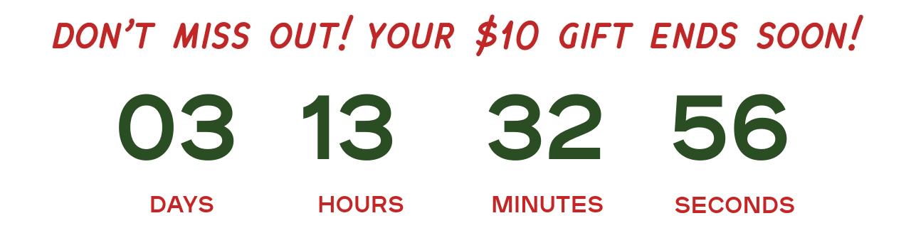 Hurry! Limited time offer