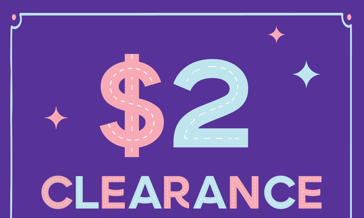 Starts Today $2 Clearance 