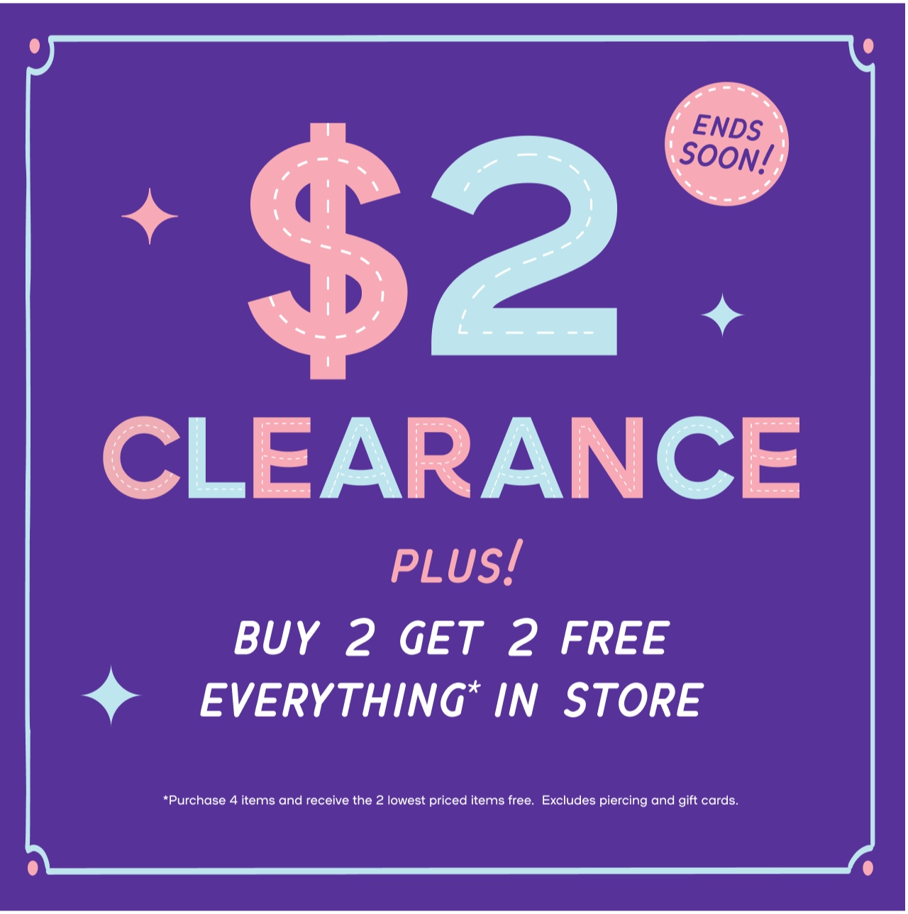 Time To Treat Yourself - $2 Clearance Plus! Buy 2 Get 2 Free - Lile Literally Everything