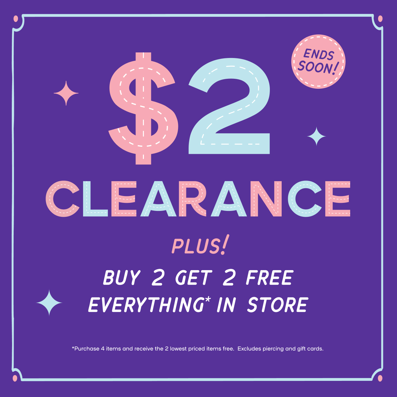 Time To Treat Yourself - $2 Clearance Plus! Buy 2 Get 2 Free - Lile Literally Everything