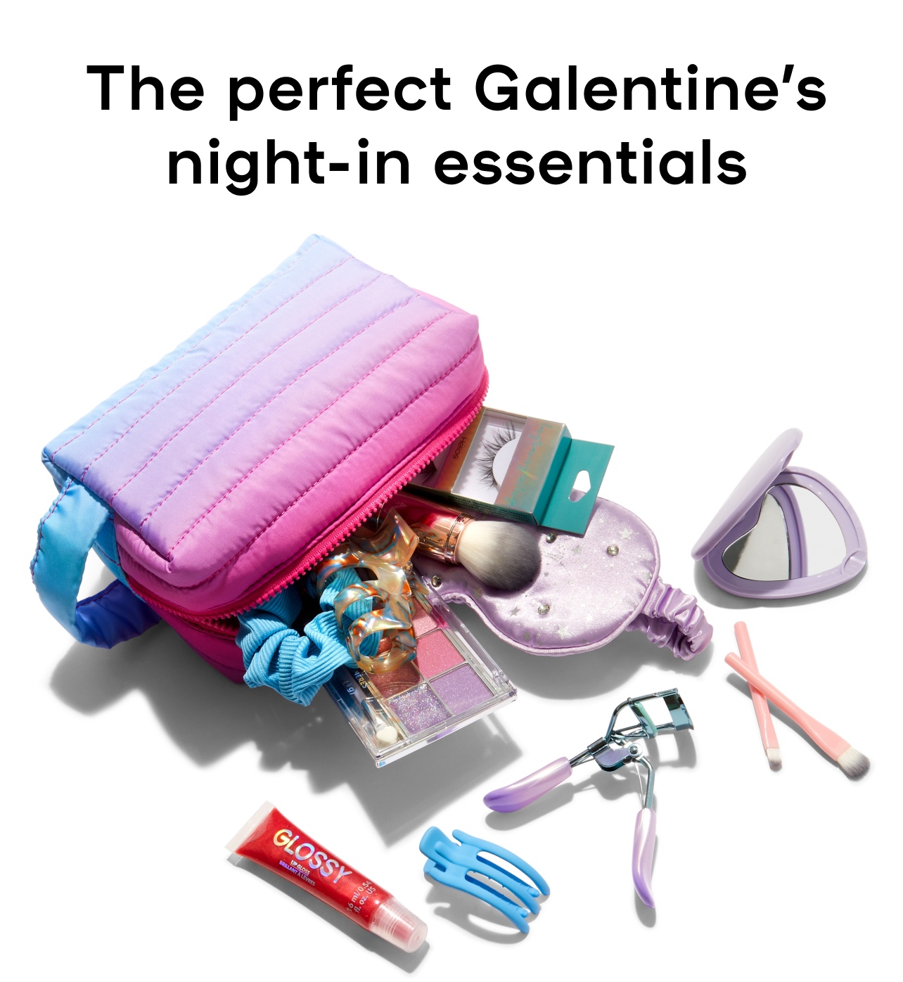 The Perfect Galentine's nigh-in essentials. Bestie Beauty Picks. For Glow ups, touch ups, and bestie makeovers.