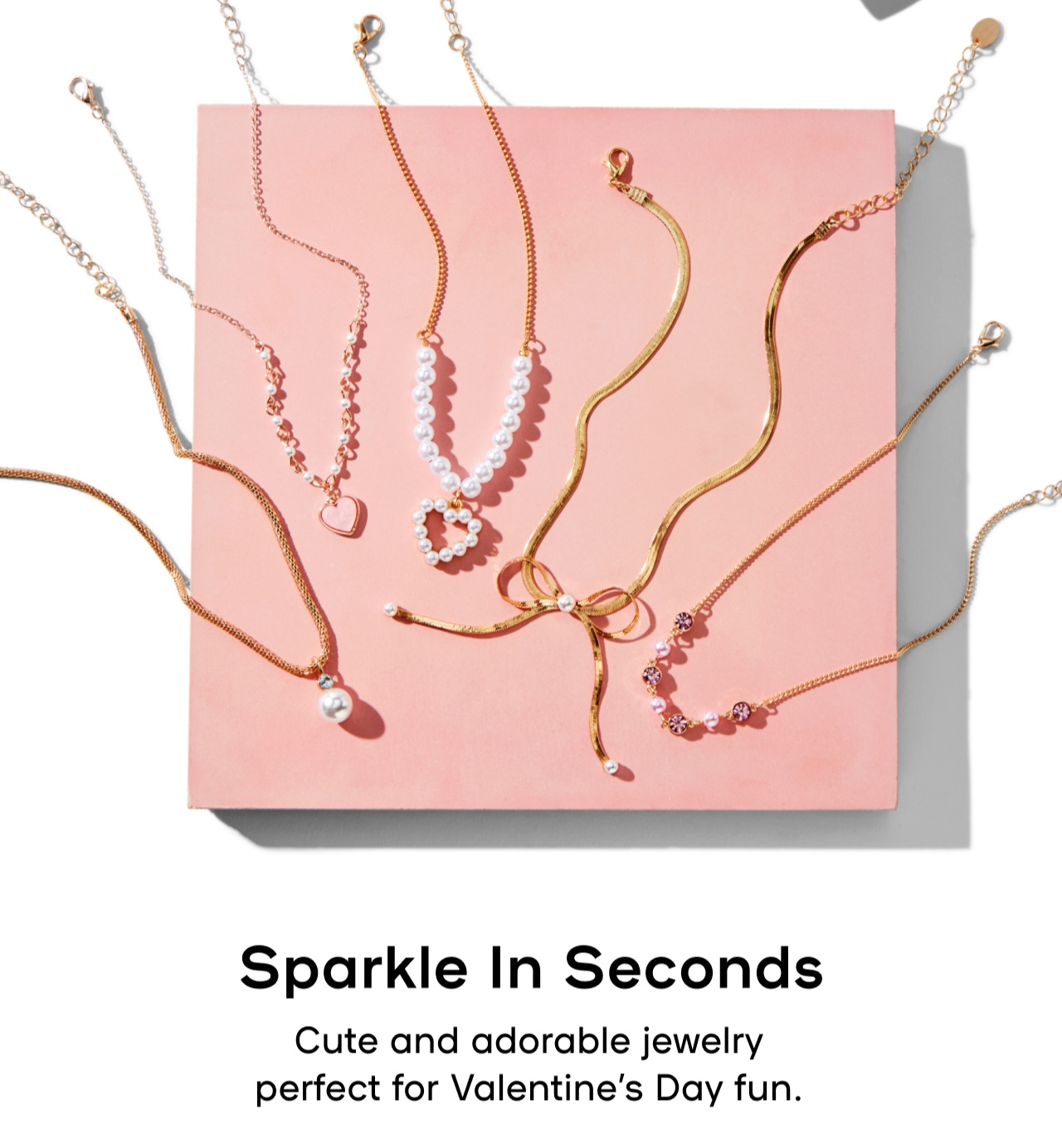 Sparkle In Seconds - Cute and adorable jewelry perfect for Valentine's Day fun.