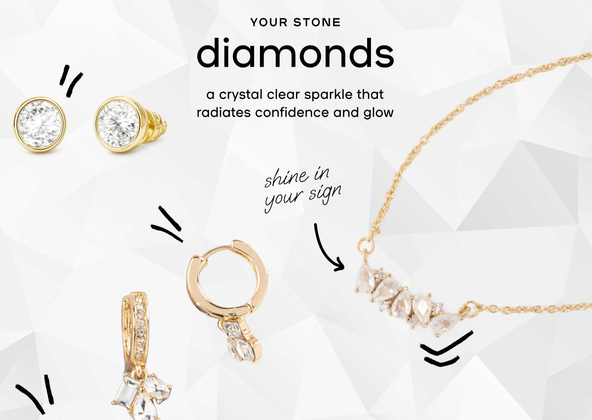 your stone- diamonds