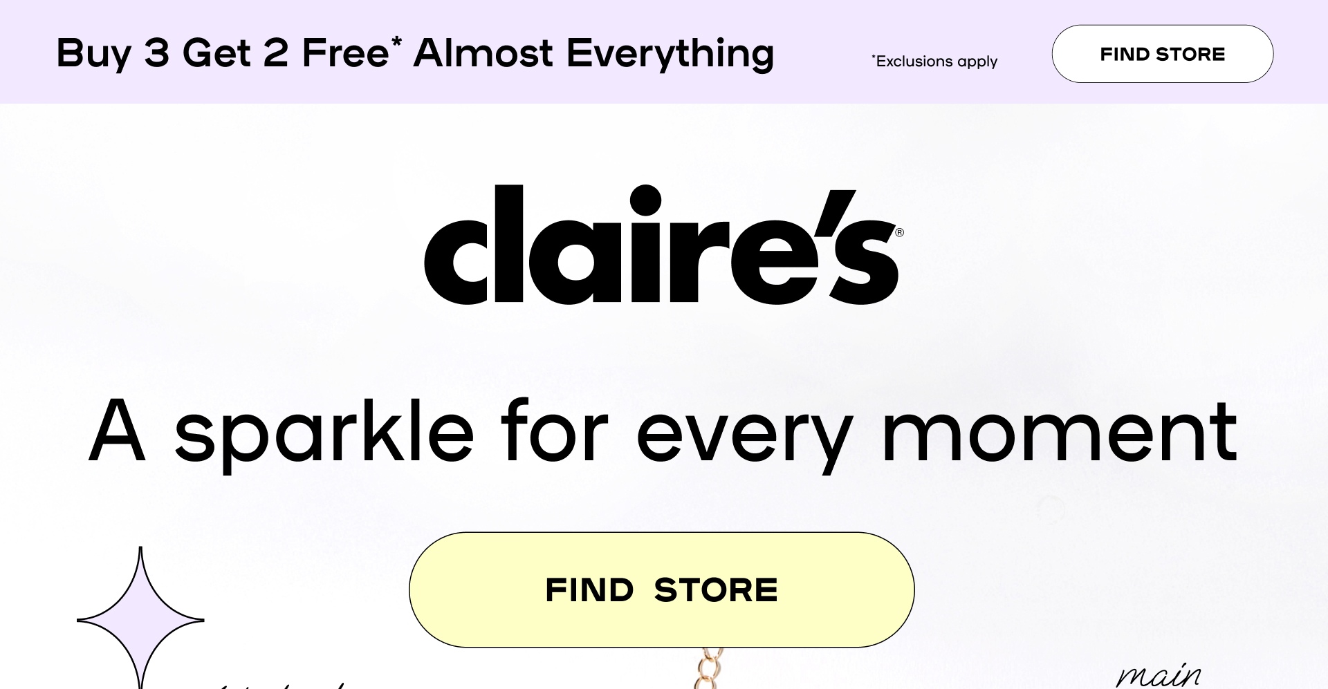 buy 3 get 2 free on almost everything! Find Store