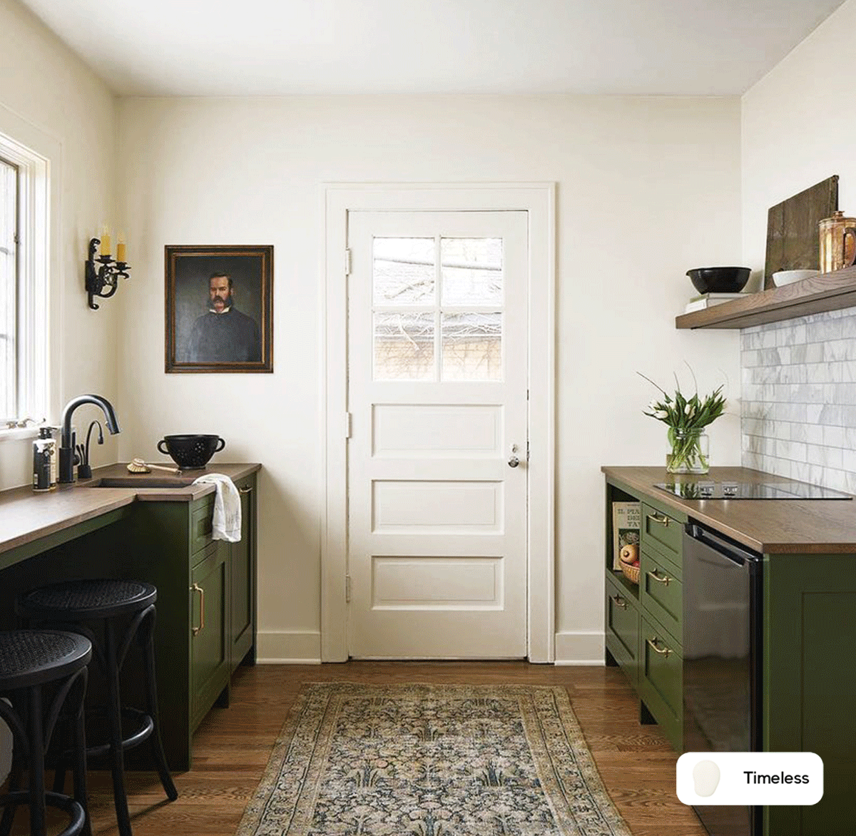 Gif of Clare painted spaces featuring Good Jeans, Timeless and Meet Cute
