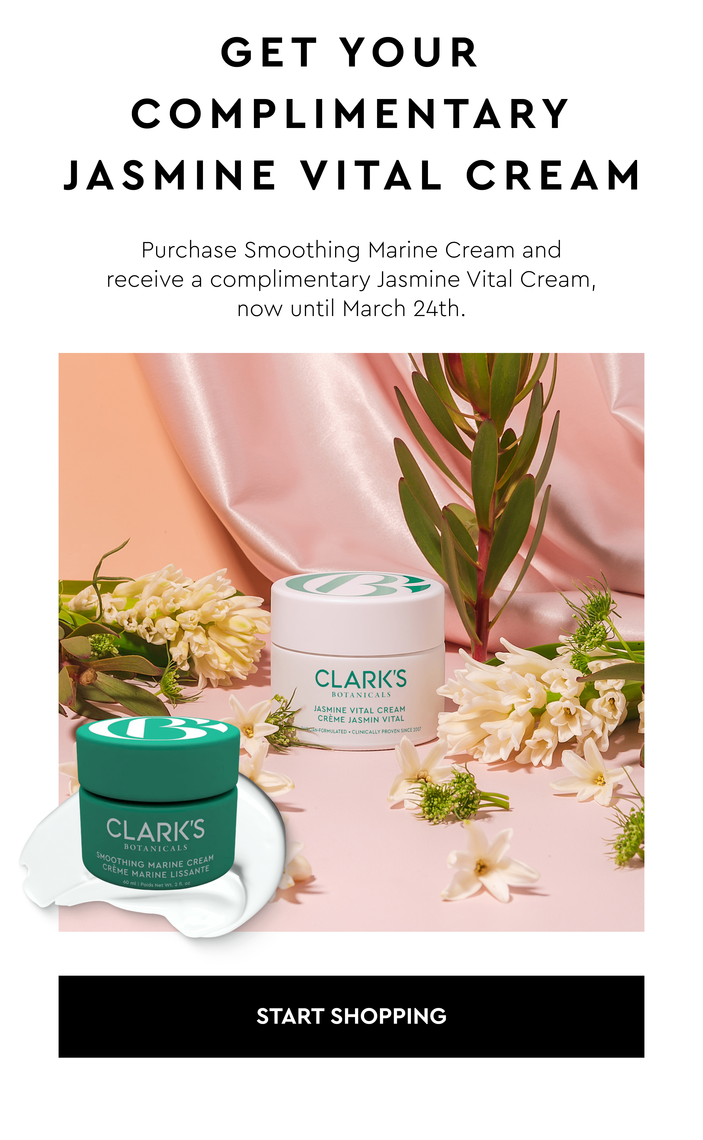Get Your Complimentary Jasmine Vital Cream