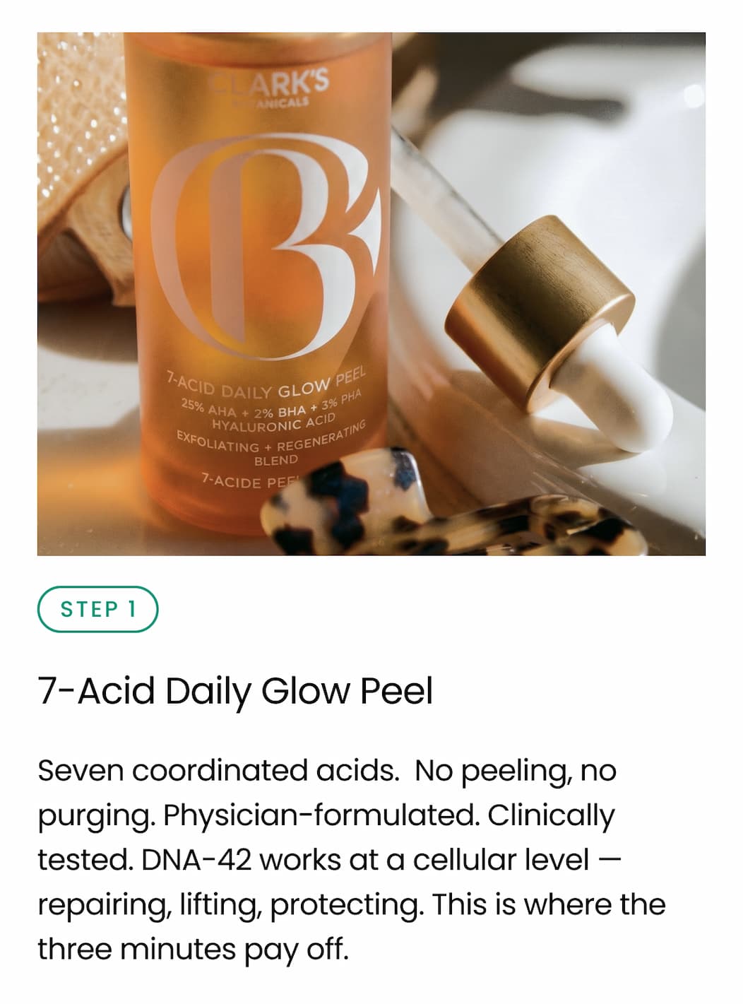 7-acid daily glow peel