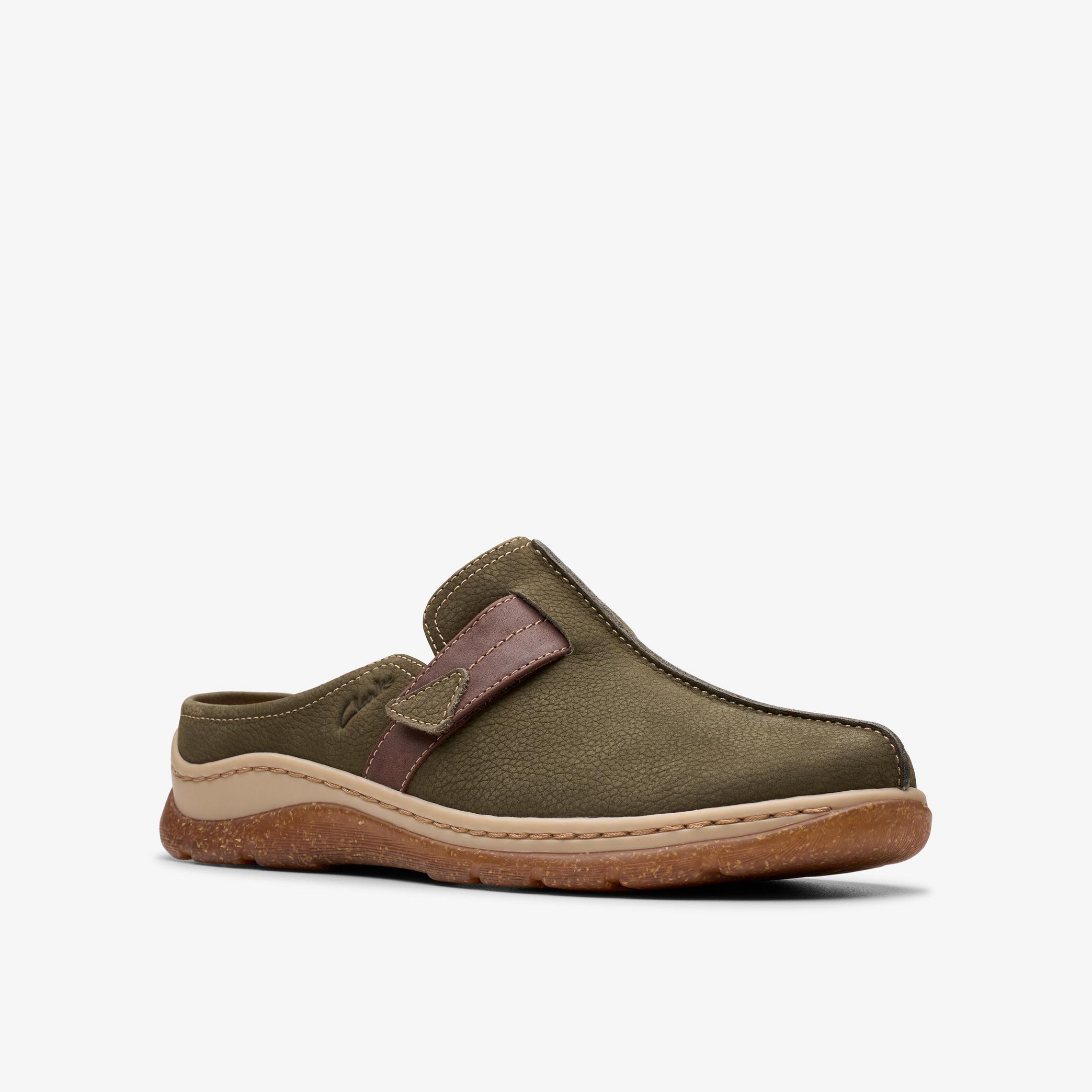 Shop Orlene Clog Olive Combination Nubuck
