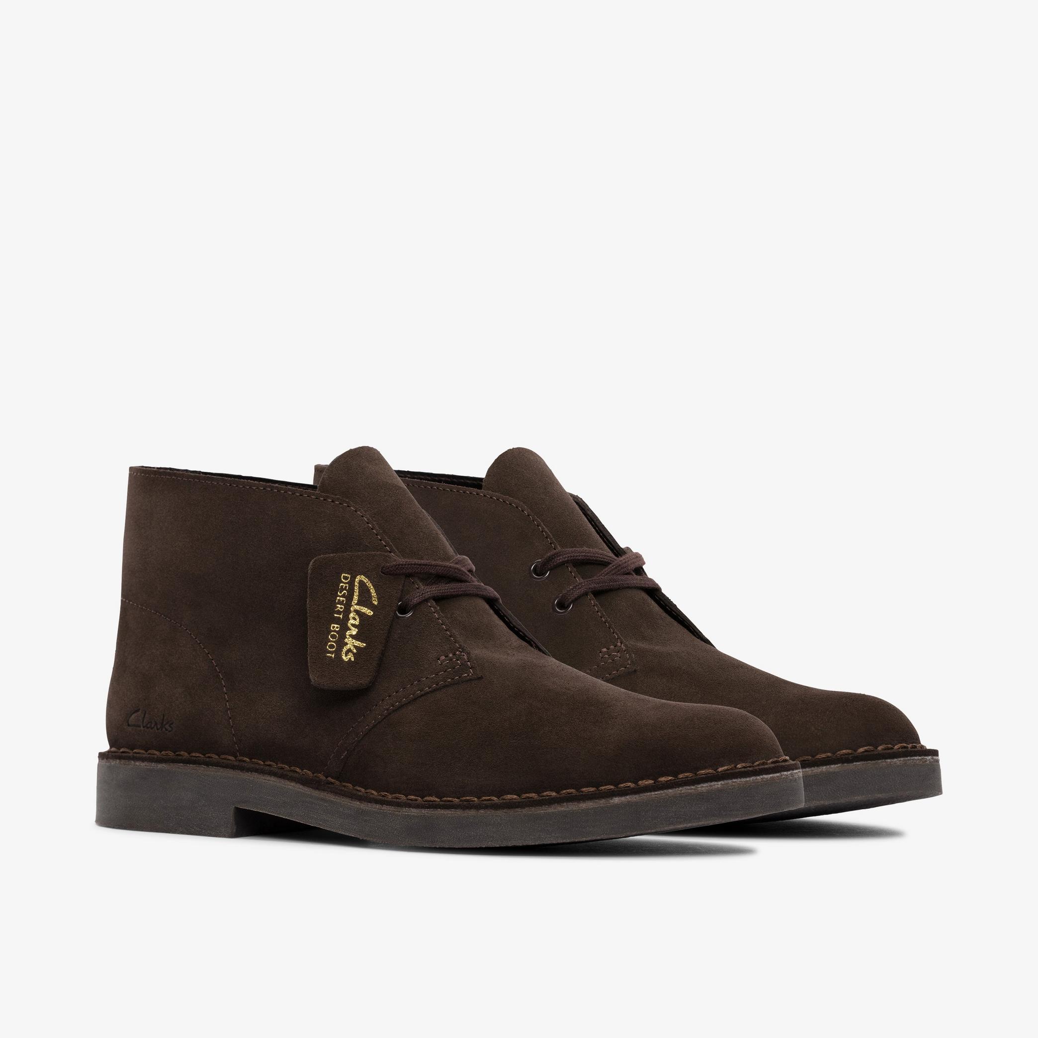 Shop Desert Boot Evo Dark Brown Suede