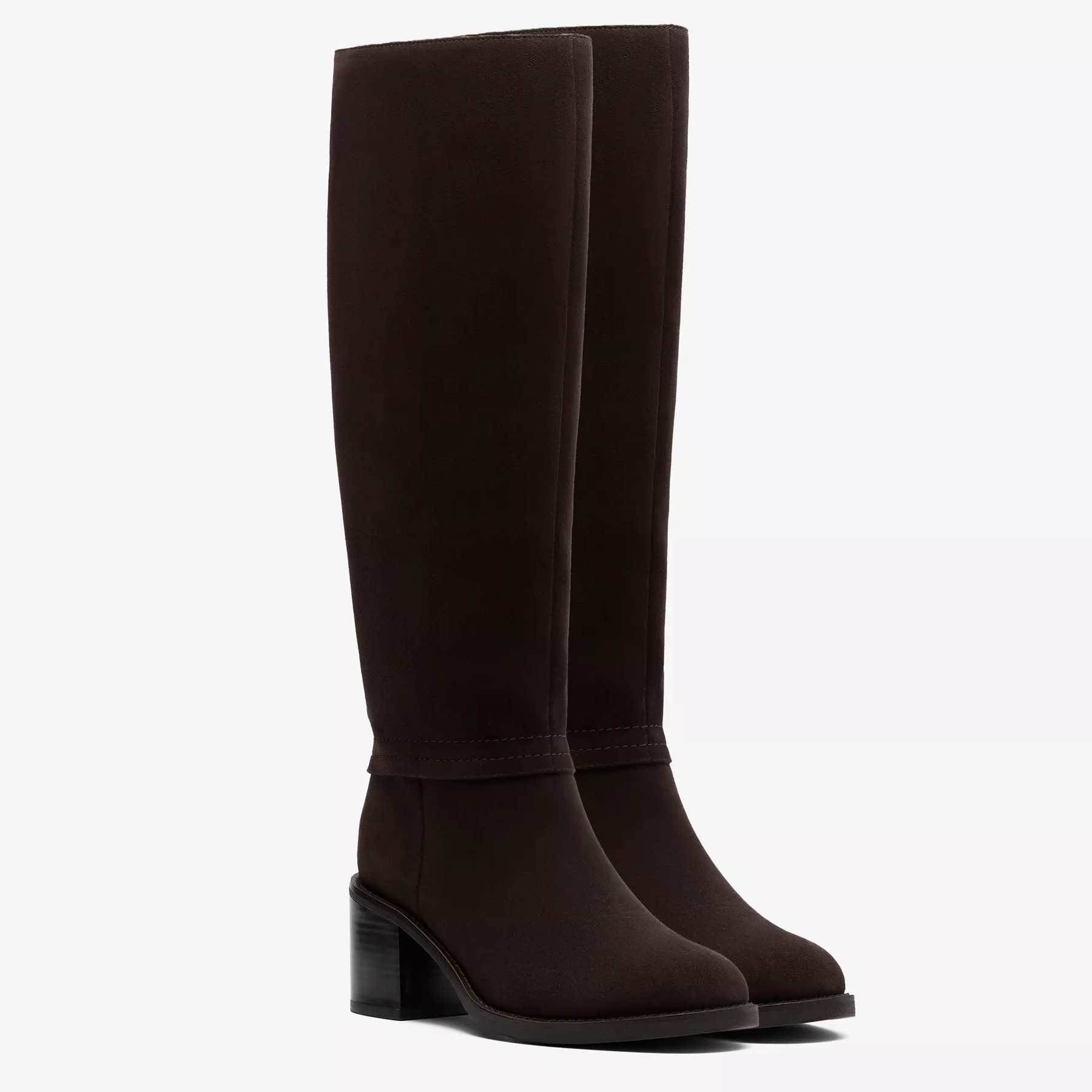 Shop Chamberly Hi Dark Brown Suede