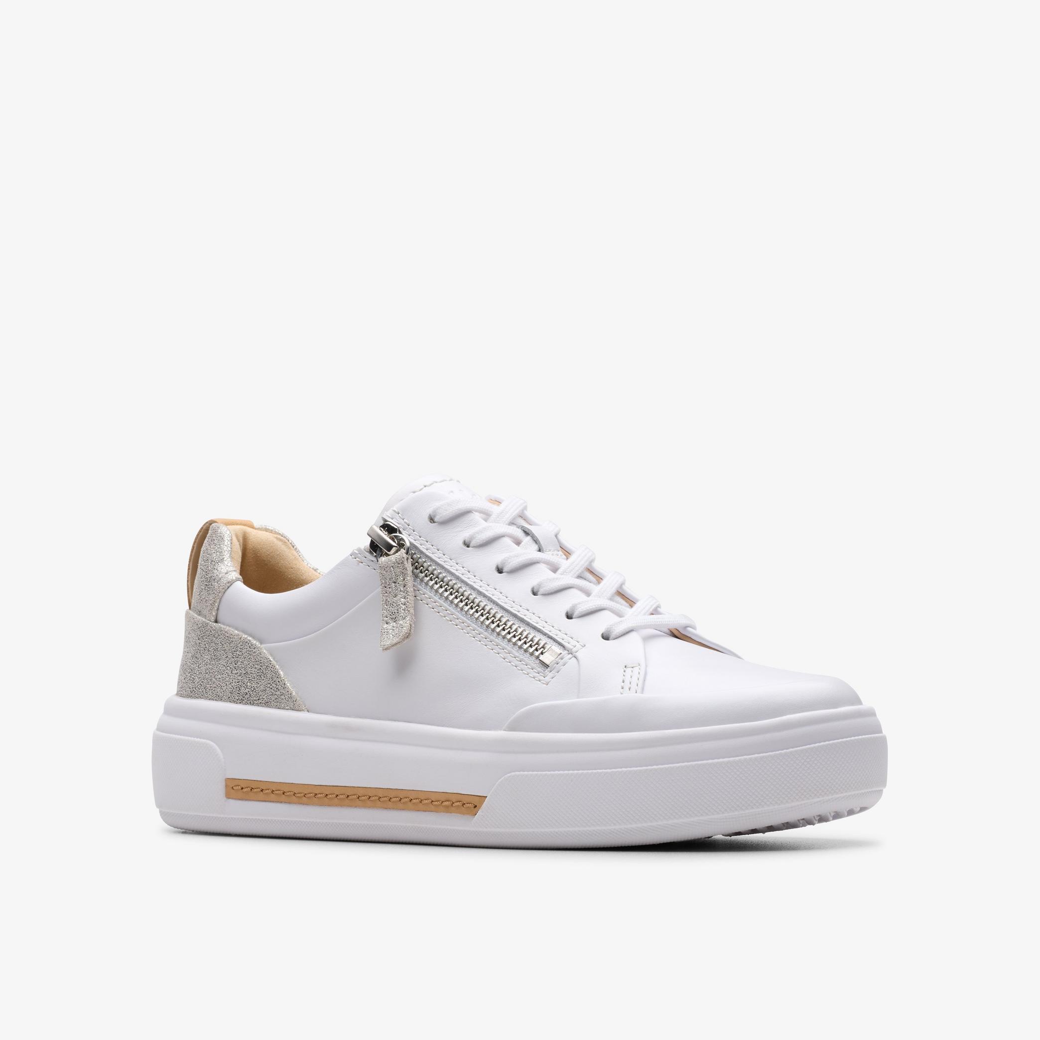 Shop Hollyhock Zip Silver Combination Leather