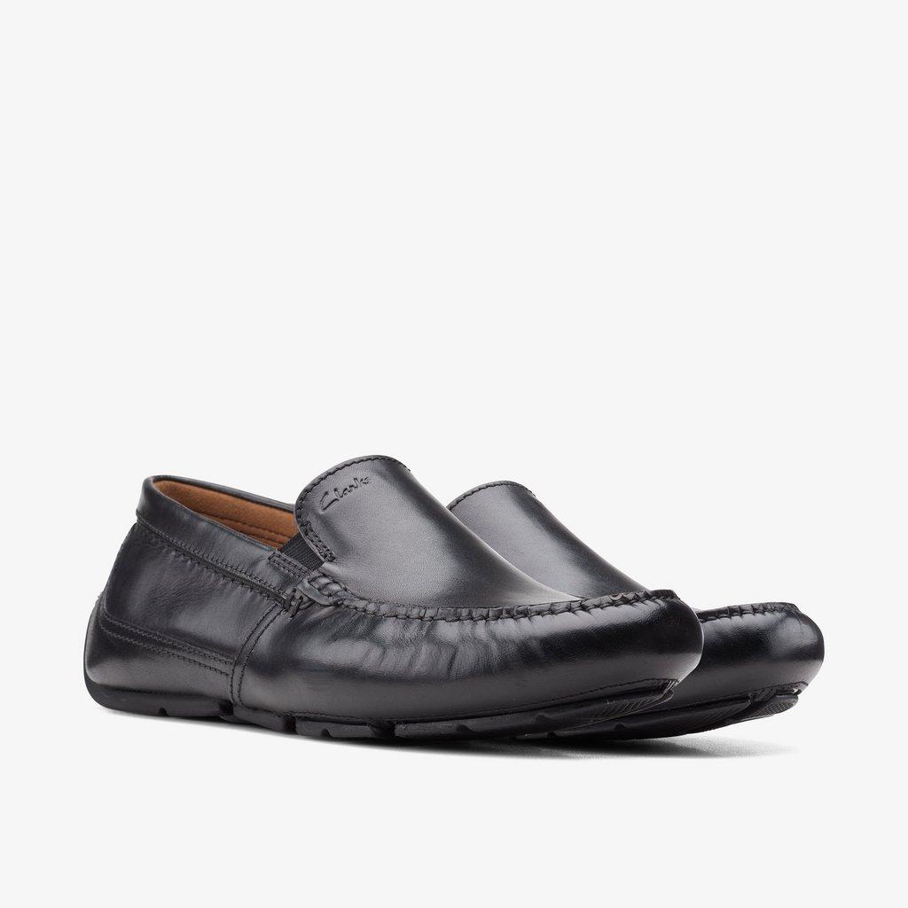 Shop Markman Plain Black Leather