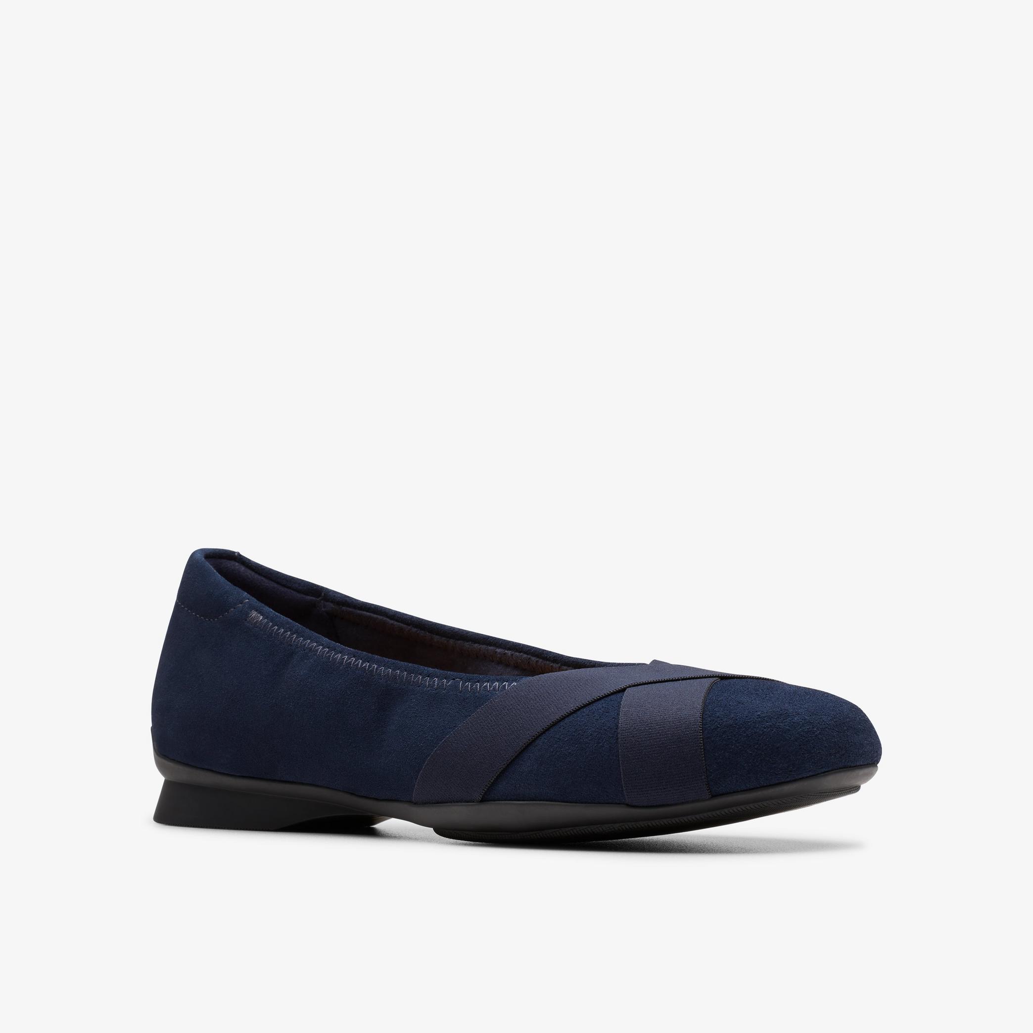 Shop Jazmynn Gem Navy Suede