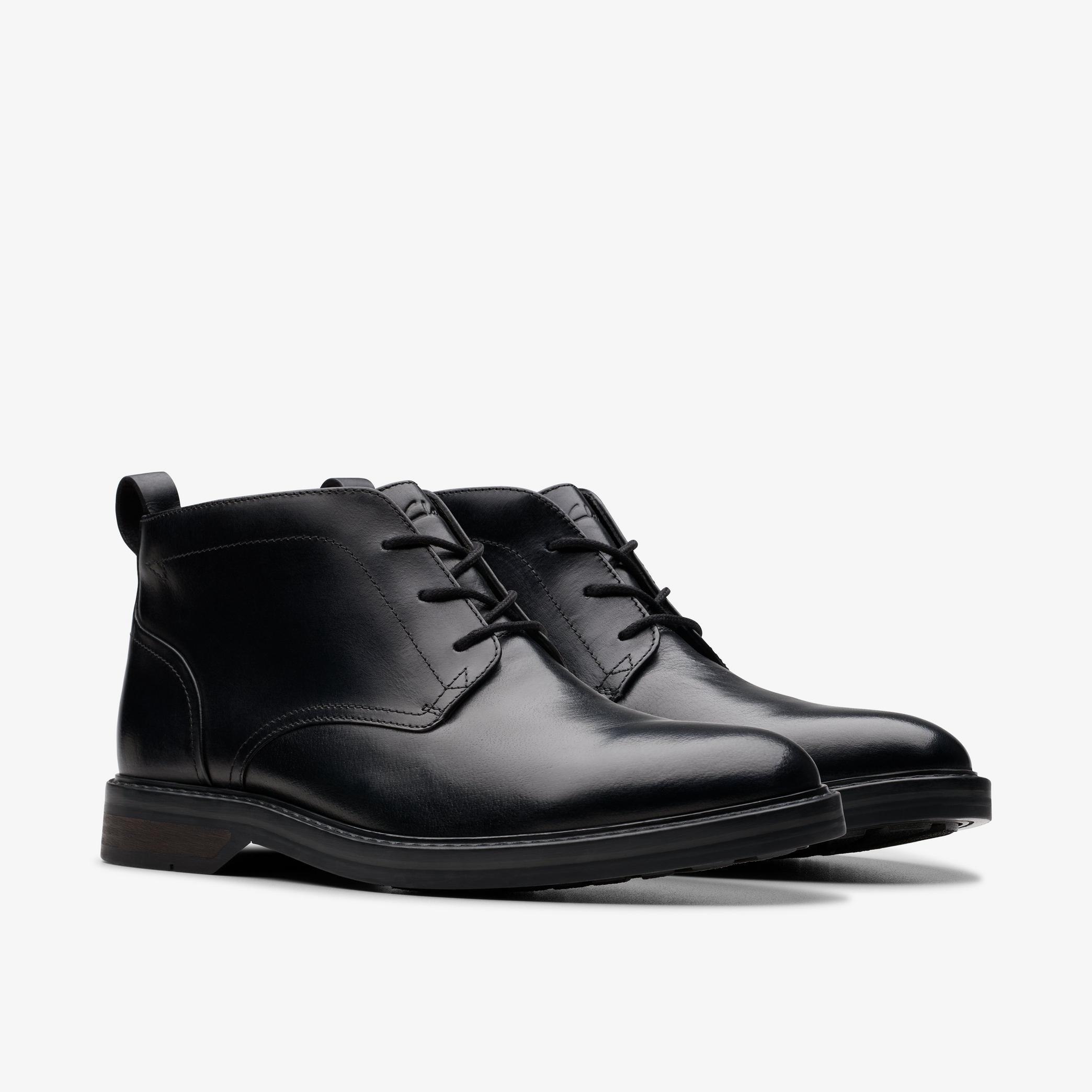Shop Aldwin Chukka Black Leather