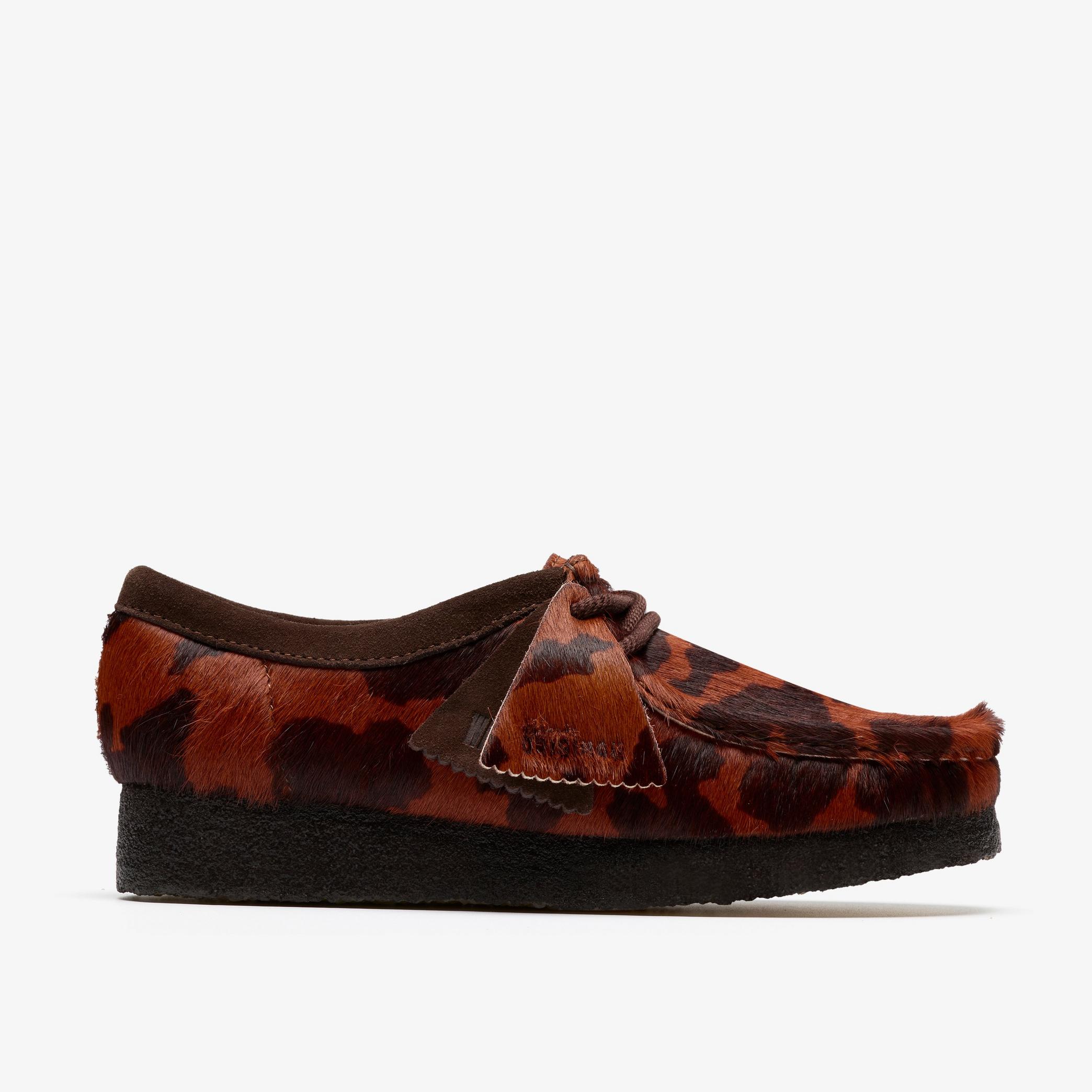 Shop Wallabee Brown Cow Print