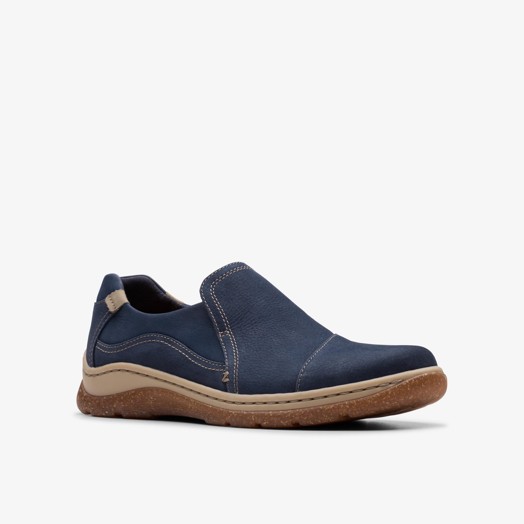 Shop Orlene Slip Navy Nubuck