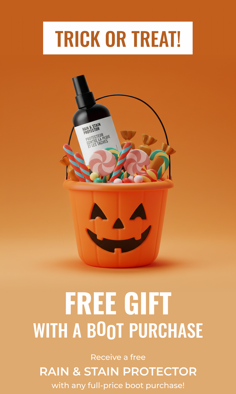 Trick or Treat | Free Rain & Protector with any Full-Price Boot Purchase