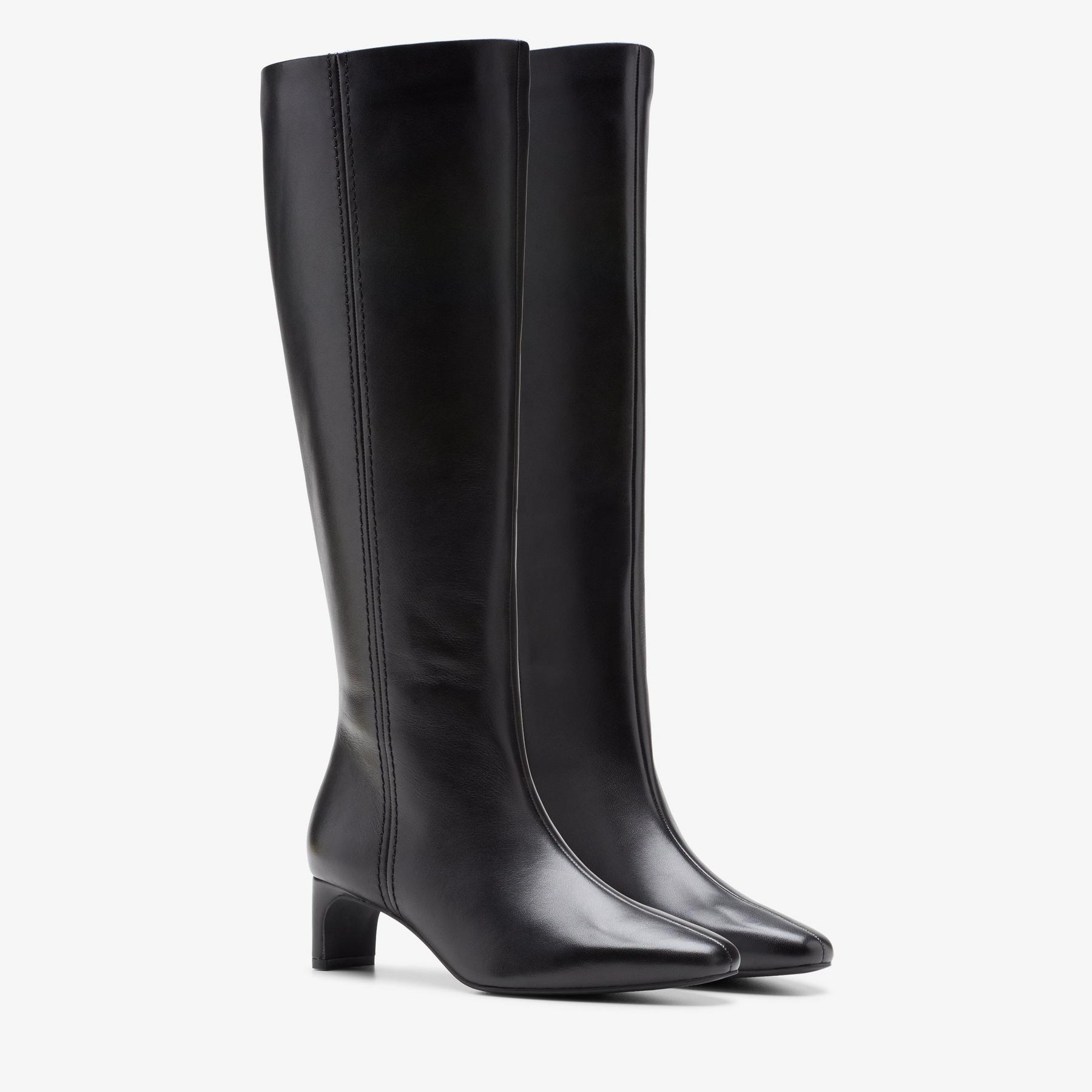 Shop Edina Tall Black Leather
