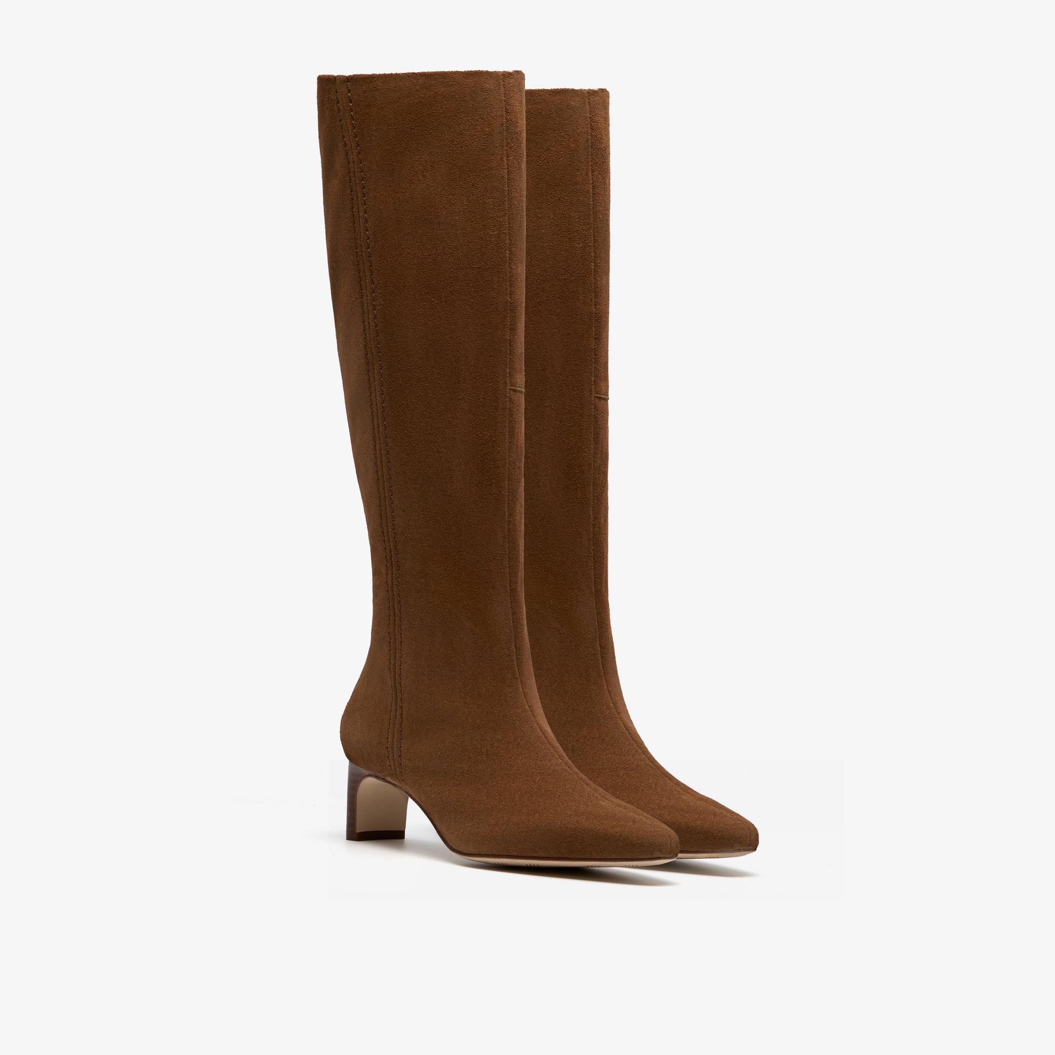 Shop Edina Tall Walnut Suede