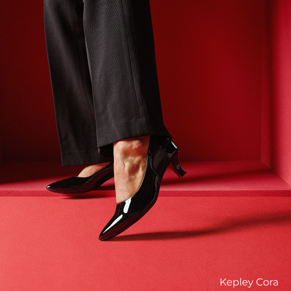 Shop Kepley Cora Black Patent