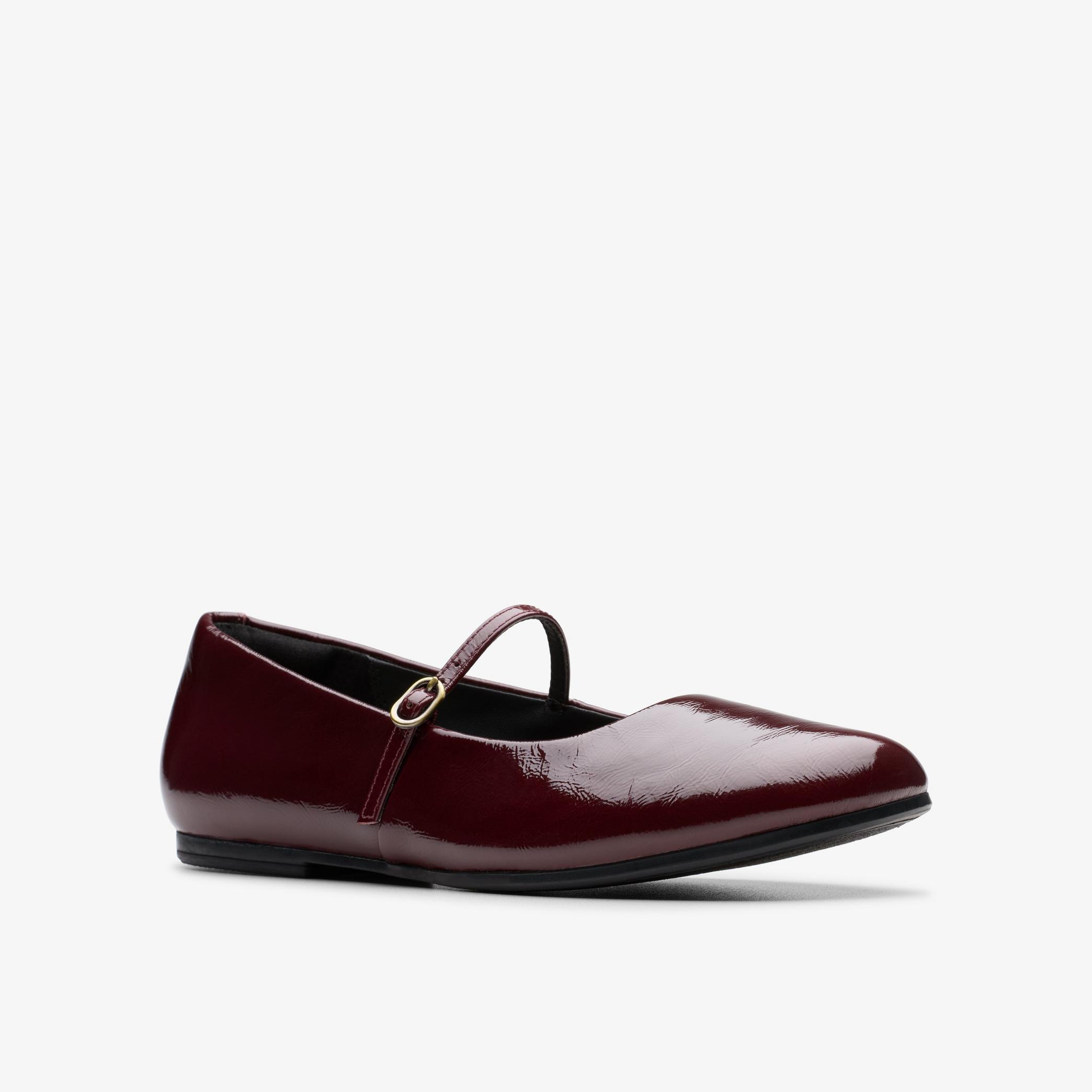 Shop Livia Sky Burgundy Patent