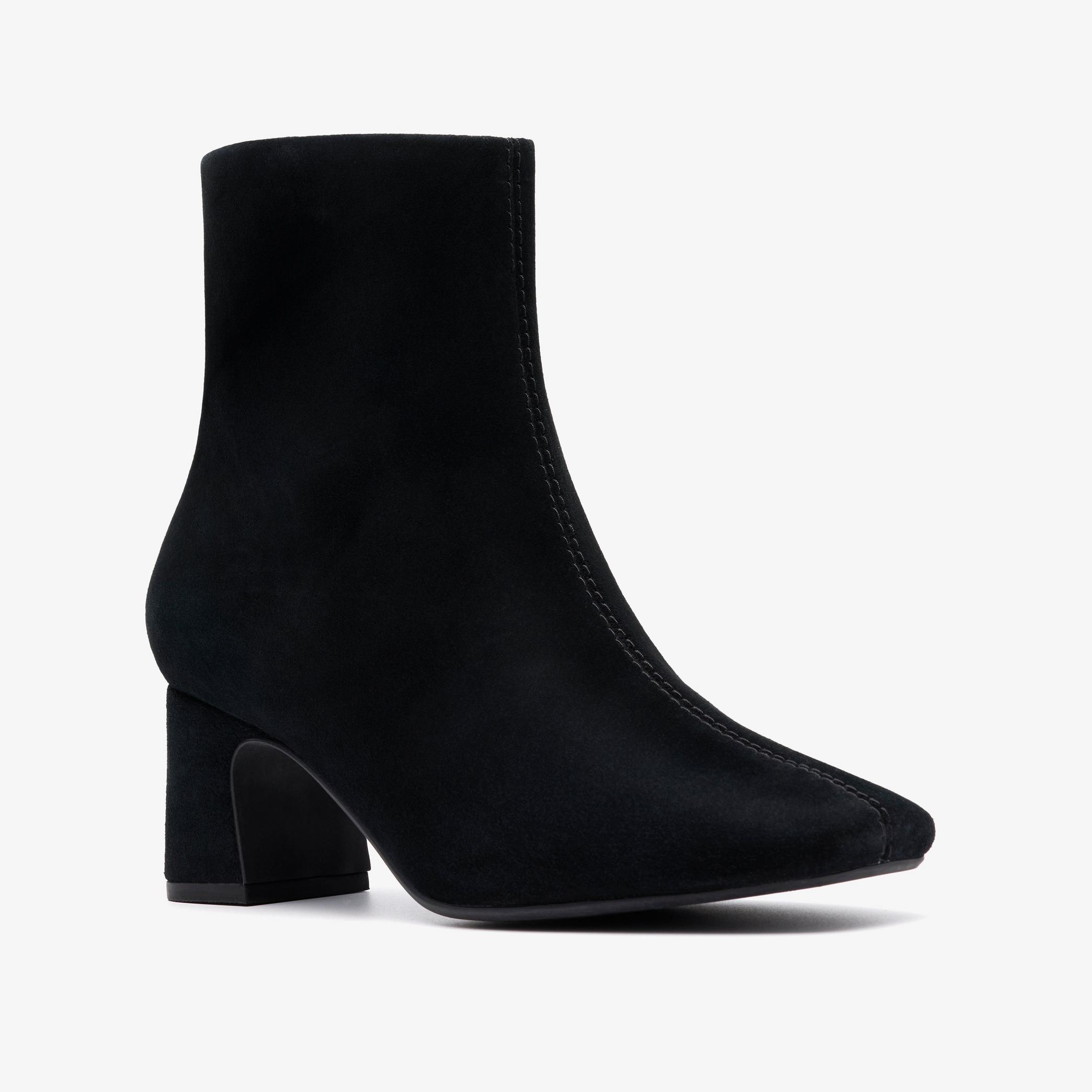 Shop Fernie Zip Black Suede
