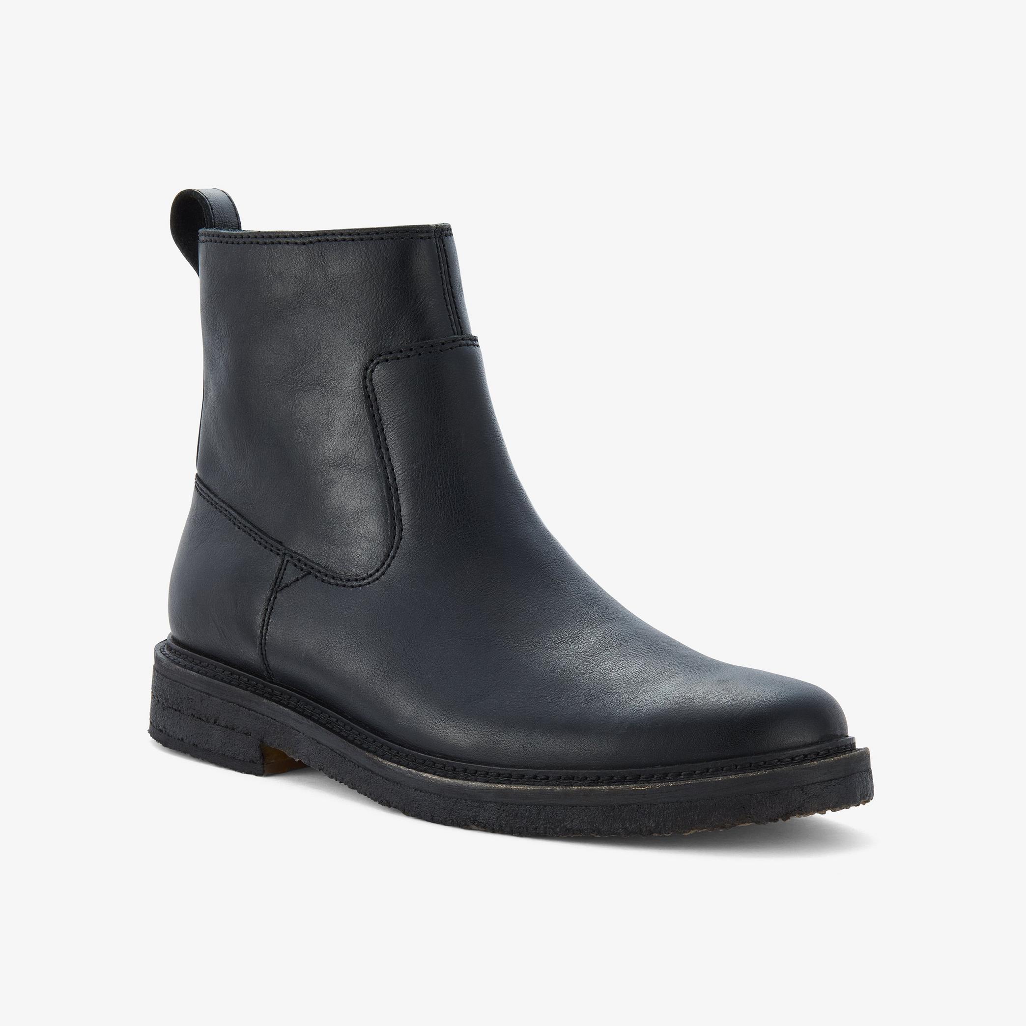 Shop Clarkdale Boot Black Leather