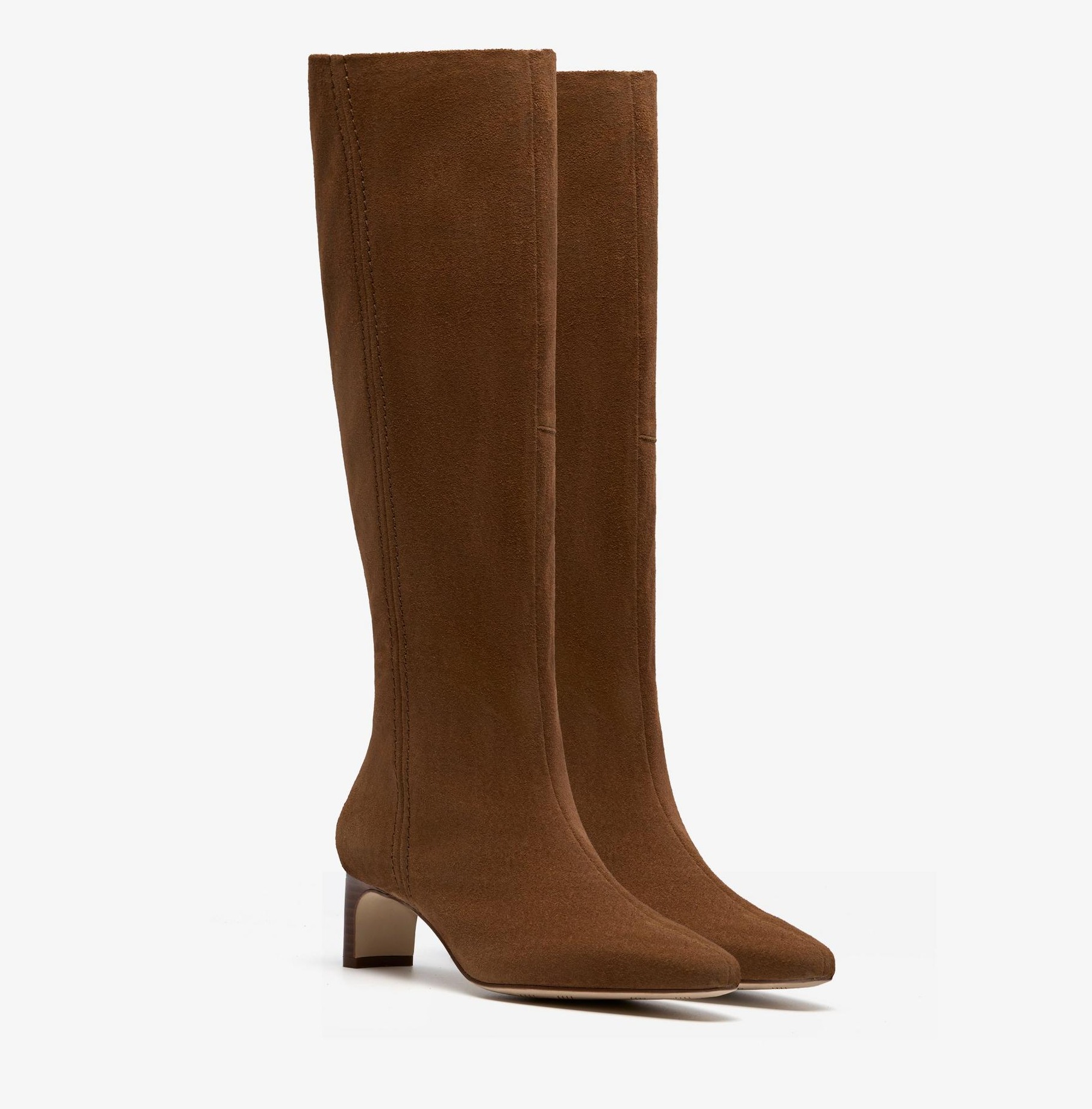 Shop Edina Tall Walnut Suede