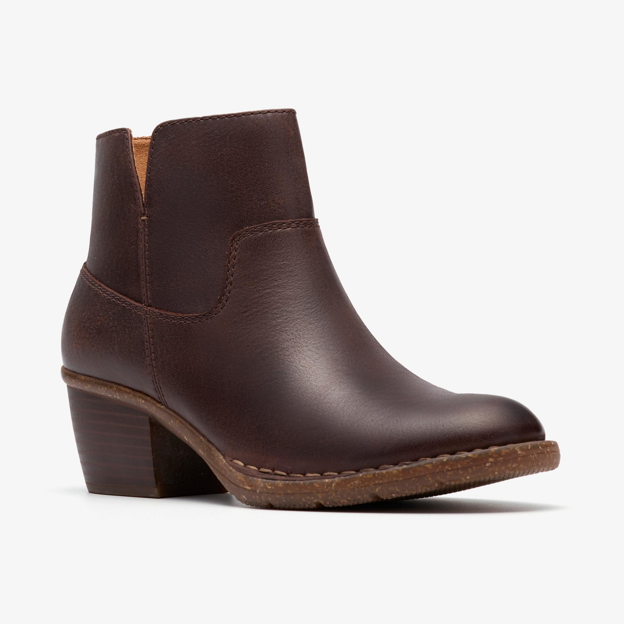 Shop Kastela Top Brown Leather