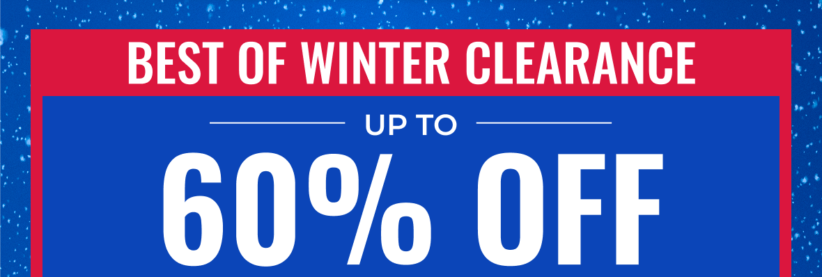 Best Of Winter Clearance | Up To 60% Off 