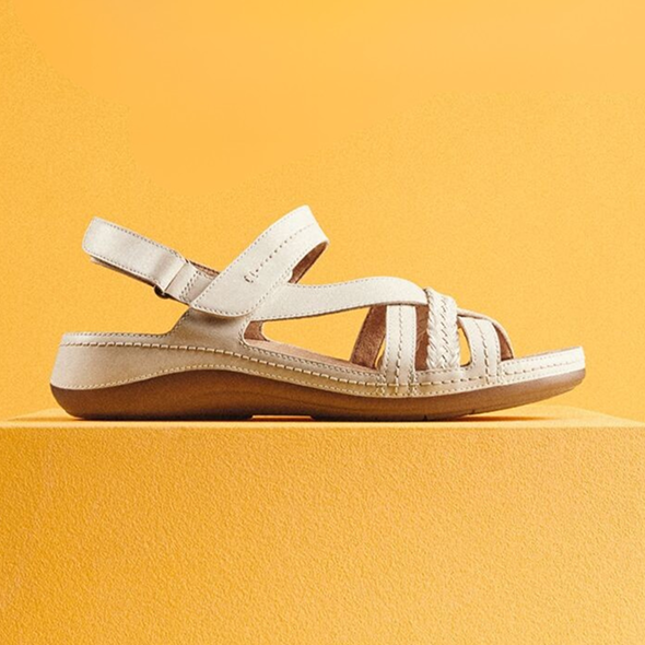 Shop Cecily Strap Cream Leather