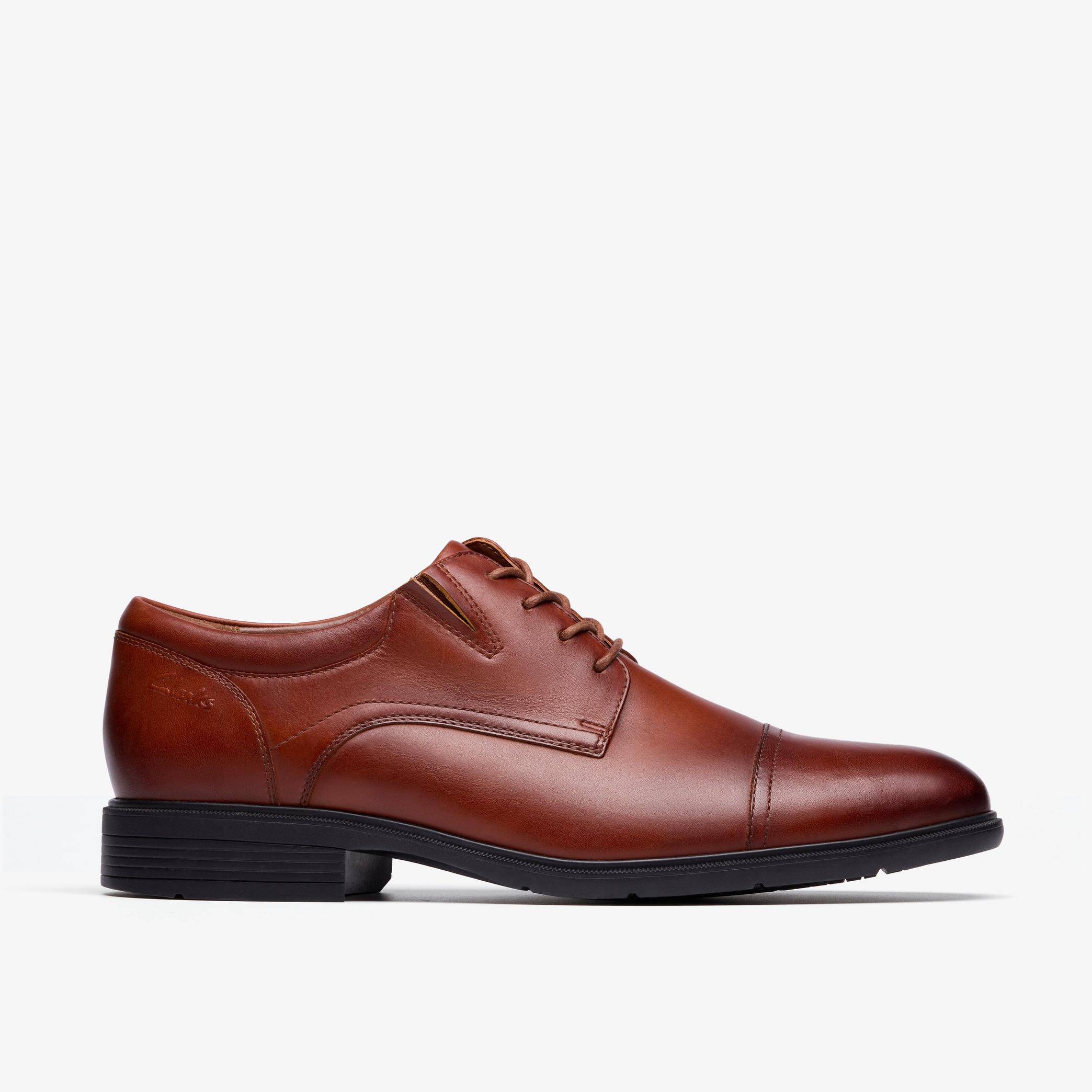 Shop Steadwell Cap Dark Tan Leather