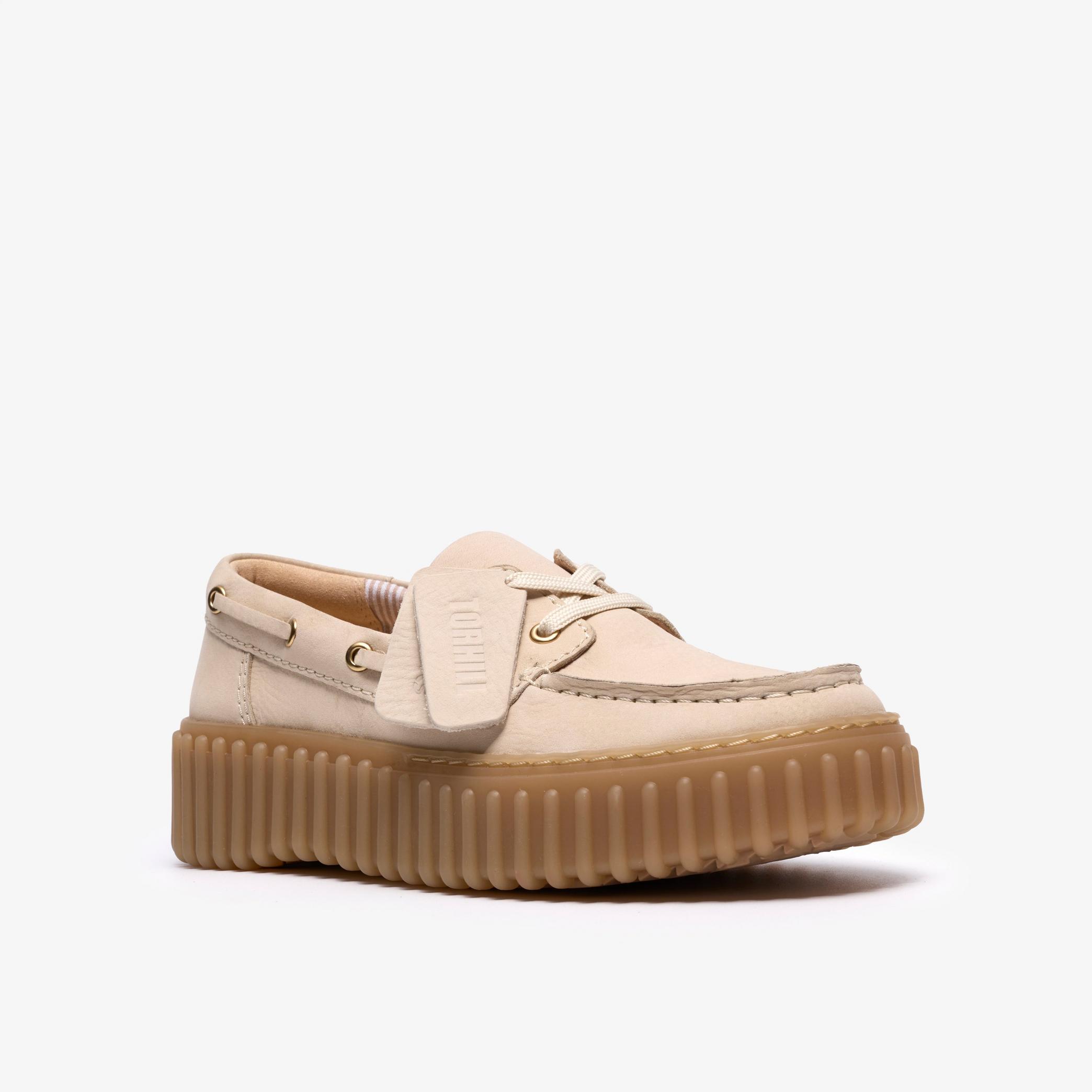 Shop Torhill Boat Cream Nubuck