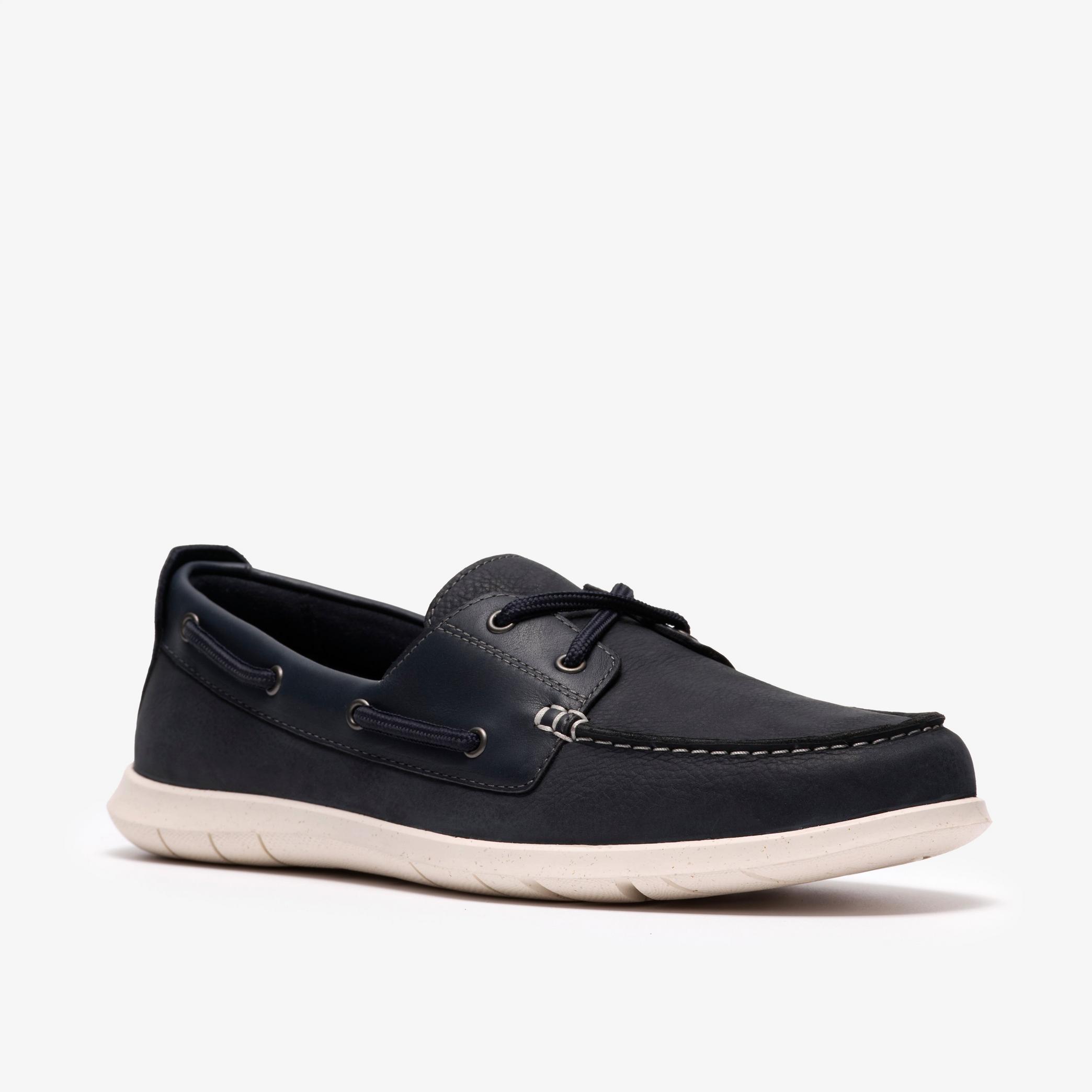 Shop Flexway 2 Eye Navy Nubuck