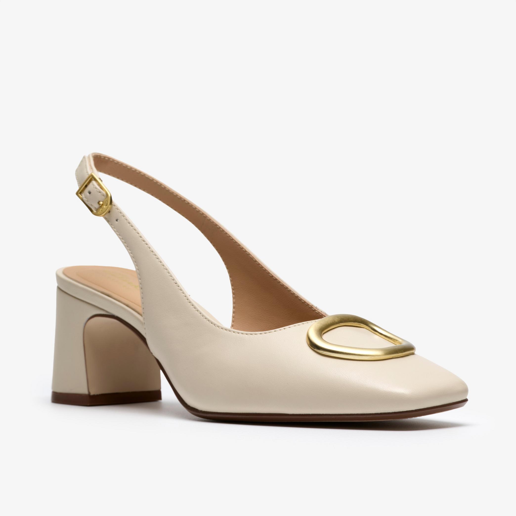 Shop Fernie Sling Cream Leather