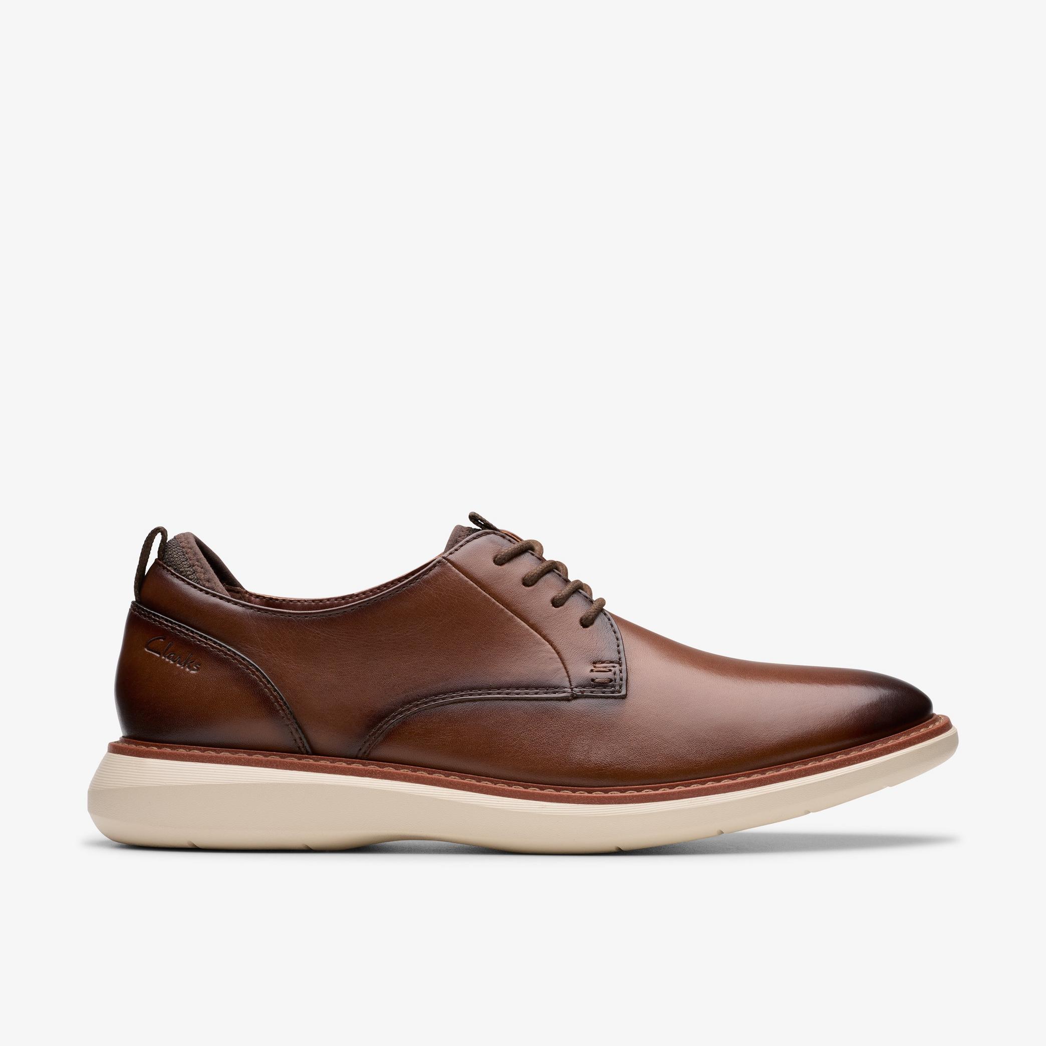 Shop Brantin Plain Dark Tan Leather