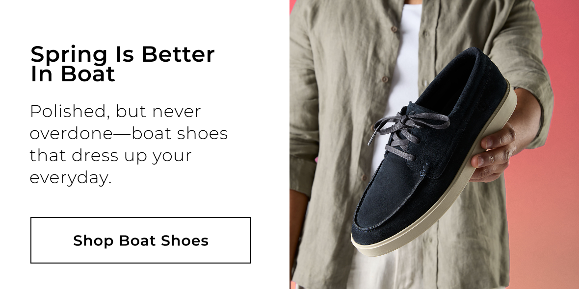 Spring Is Better In Boat | Polished, but never overdone-boat shoes that dress up your everyday. | Shop Best-Selling Boat Shoes