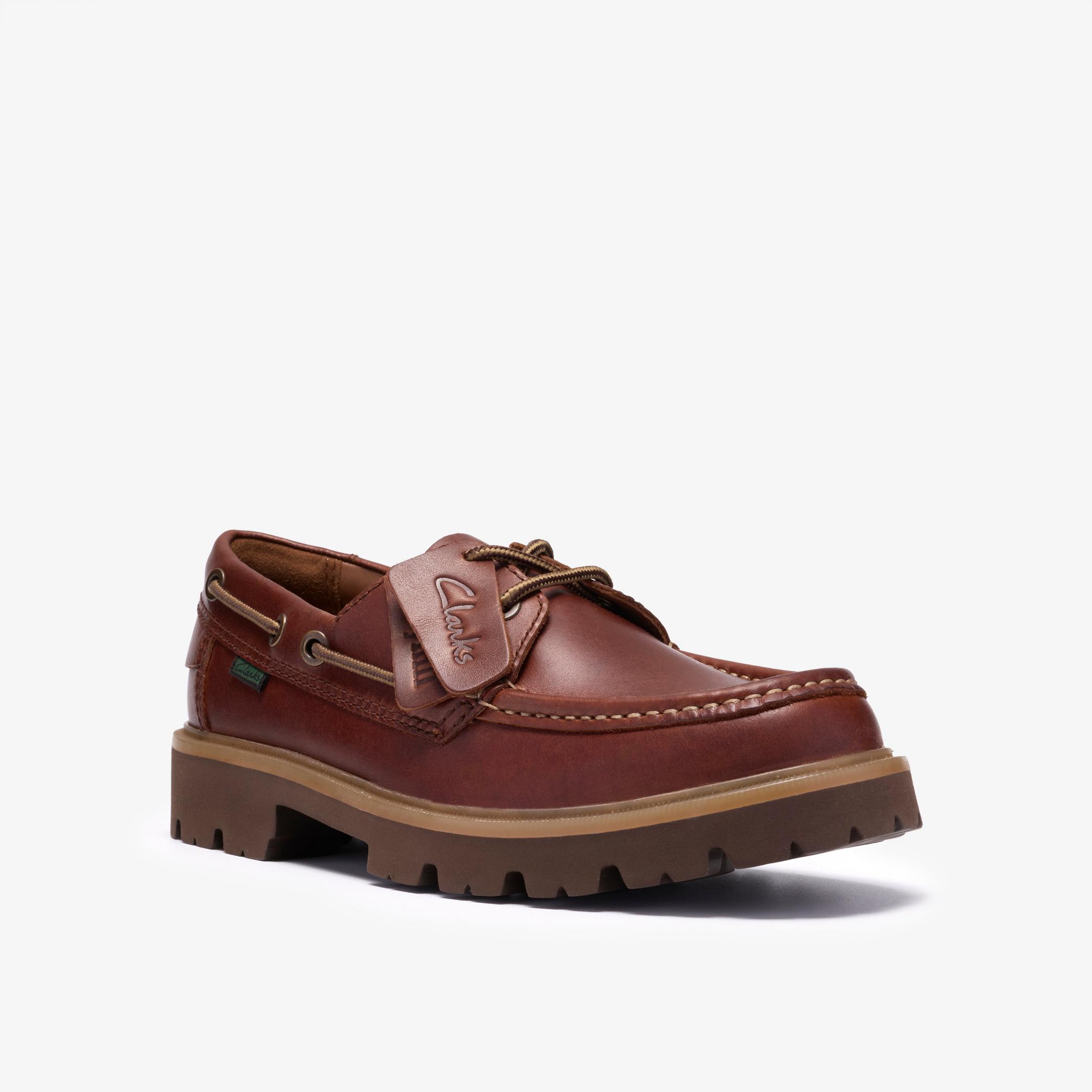Shop Cleyhill Boat Brown Leather