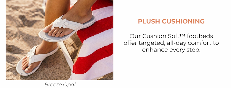 PLUSH CUSHIONING | Shop Breeze Opal White