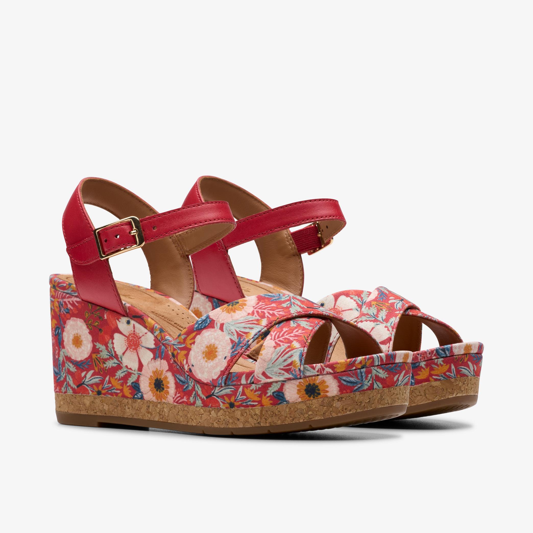 Shop Chicly Floral Red Print