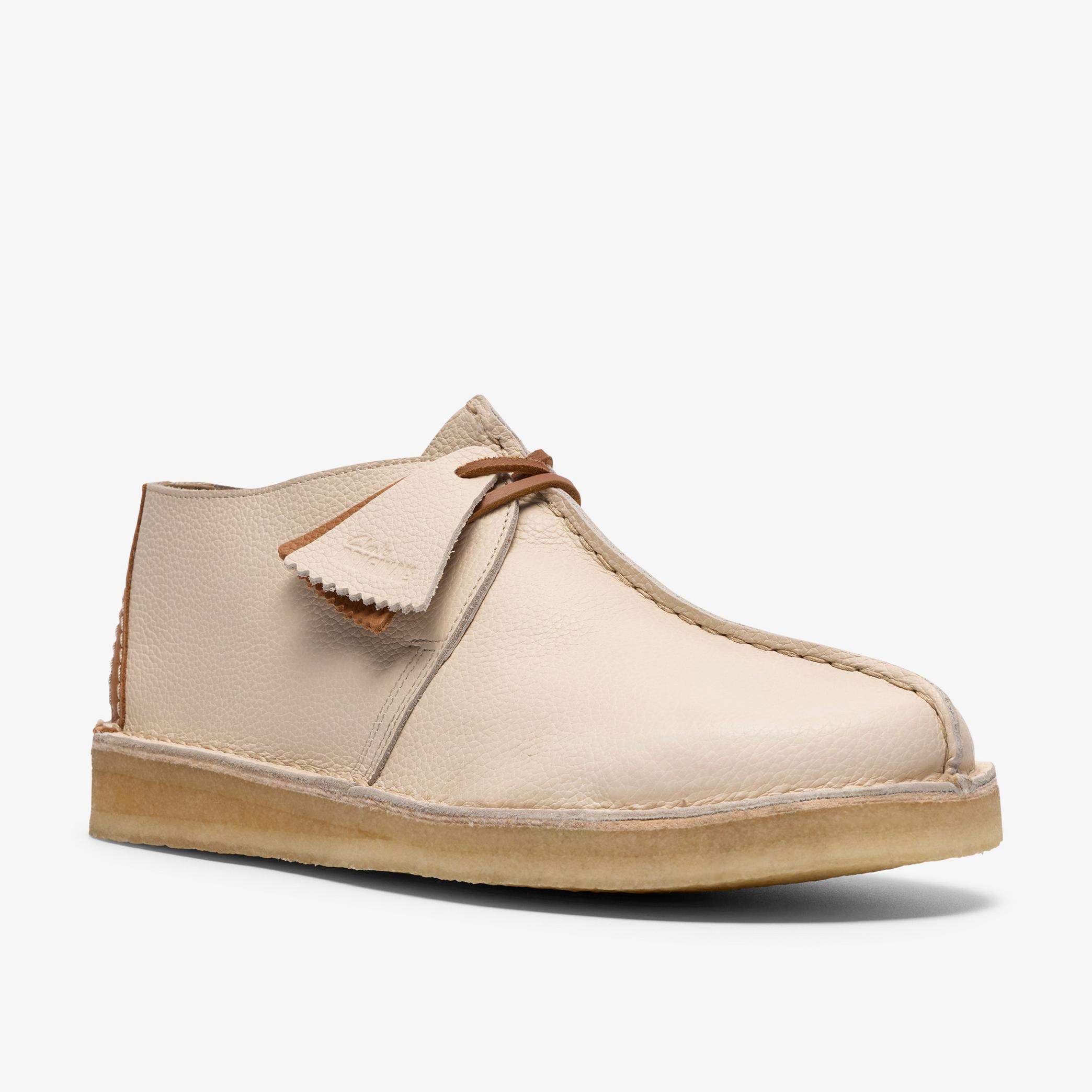 Shop Desert Trek White Combination Leather
