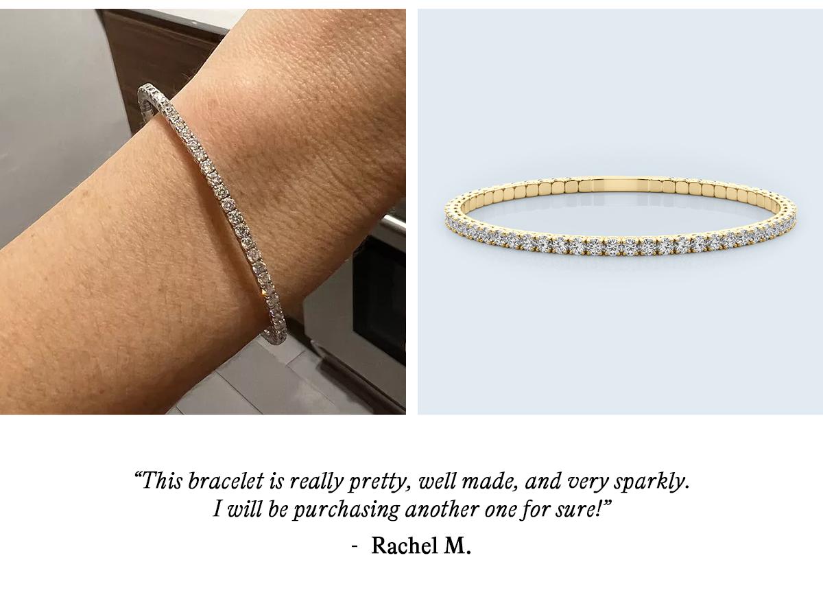 “This bracelet is really pretty, well made, and very sparkly. I will be purchasing another one for sure!” — Rachel M. 