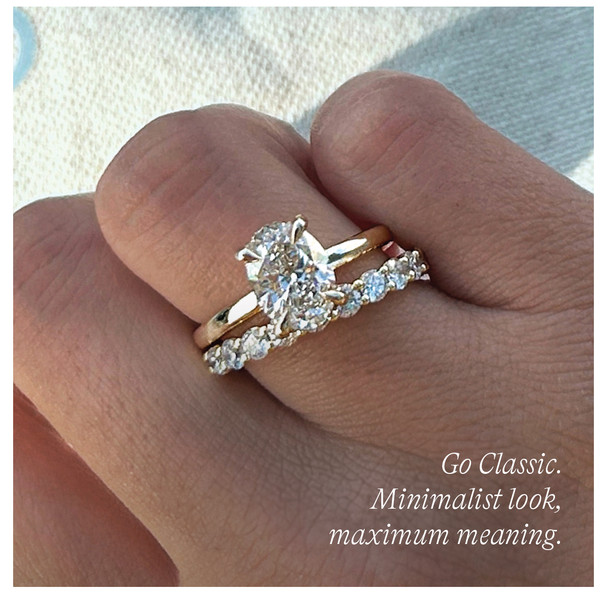 Go Classic. Minimalist look, maximum meaning.