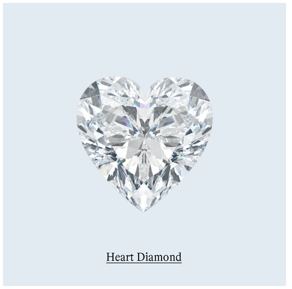 Pure Value Heart Lab Created Diamond (2-5 ct)