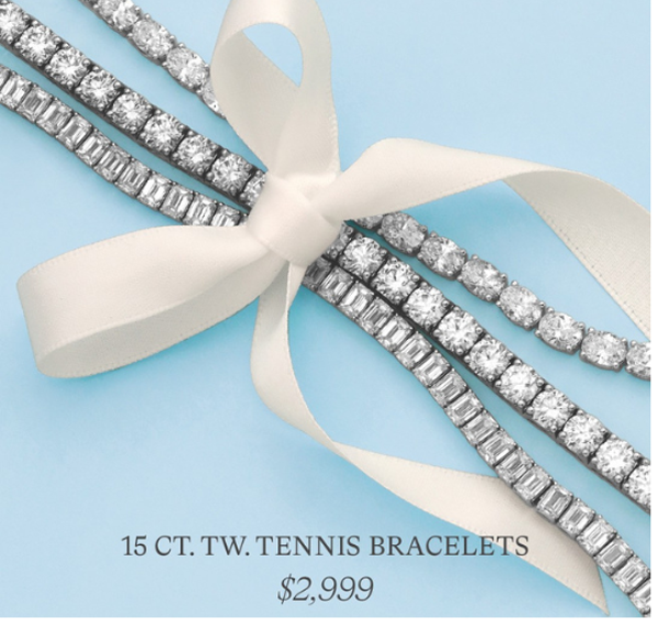 15 CT TW OVAL TENNIS BRACELET