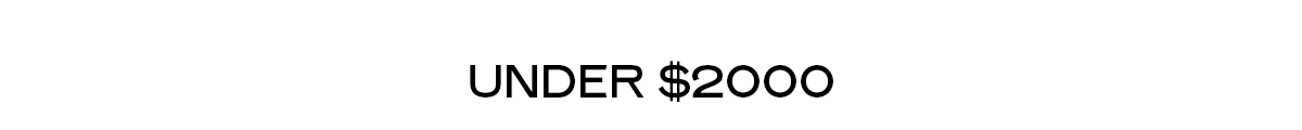 UNDER $2000