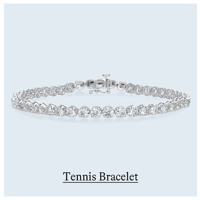 7 ct. tw. Round Tennis Bracelet in 14k White Gold