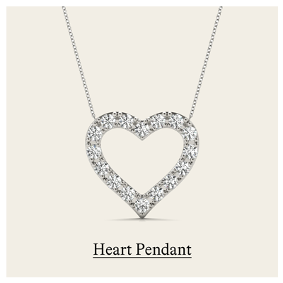 2 ct. tw. Heart Pendant