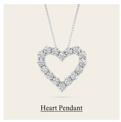 2 ct. tw. Heart Pendant